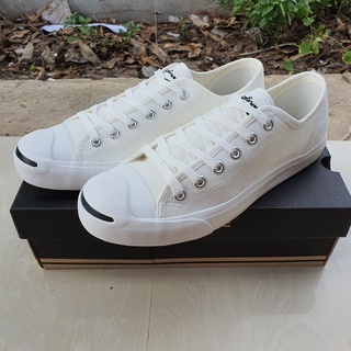 รองเท้าผ้าใบแจ๊ค รองเท้าผ้าใบยิ้ม Leo Jack Purcell