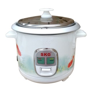 SKG(เอสเคจี) หม้อหุงข้าว 1ลิตร หม้อในอลูมิเนียม รุ่น SK-100  1ลิตร