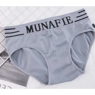 #071 ไม่มีถุง Boxerชาย แบรนด์Munafie ขอบตัดสี ผ้านิ่มใส่สบาย ไม่อึดอัด COK