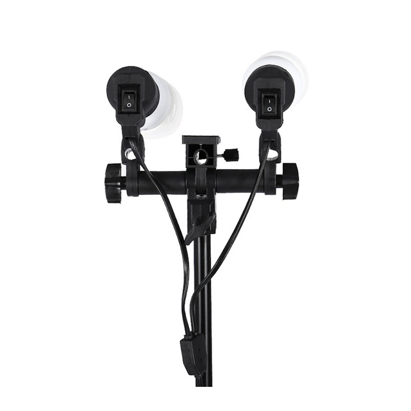E27 2 in 1 lamp holder หัวต่อไฟสตูดิโอ 2 in 1 E27 Socket lamp holder 100V-240V ราคา ถูกที่สุด ดีลบีเคเค แกลเลอรีภาพที่ 6