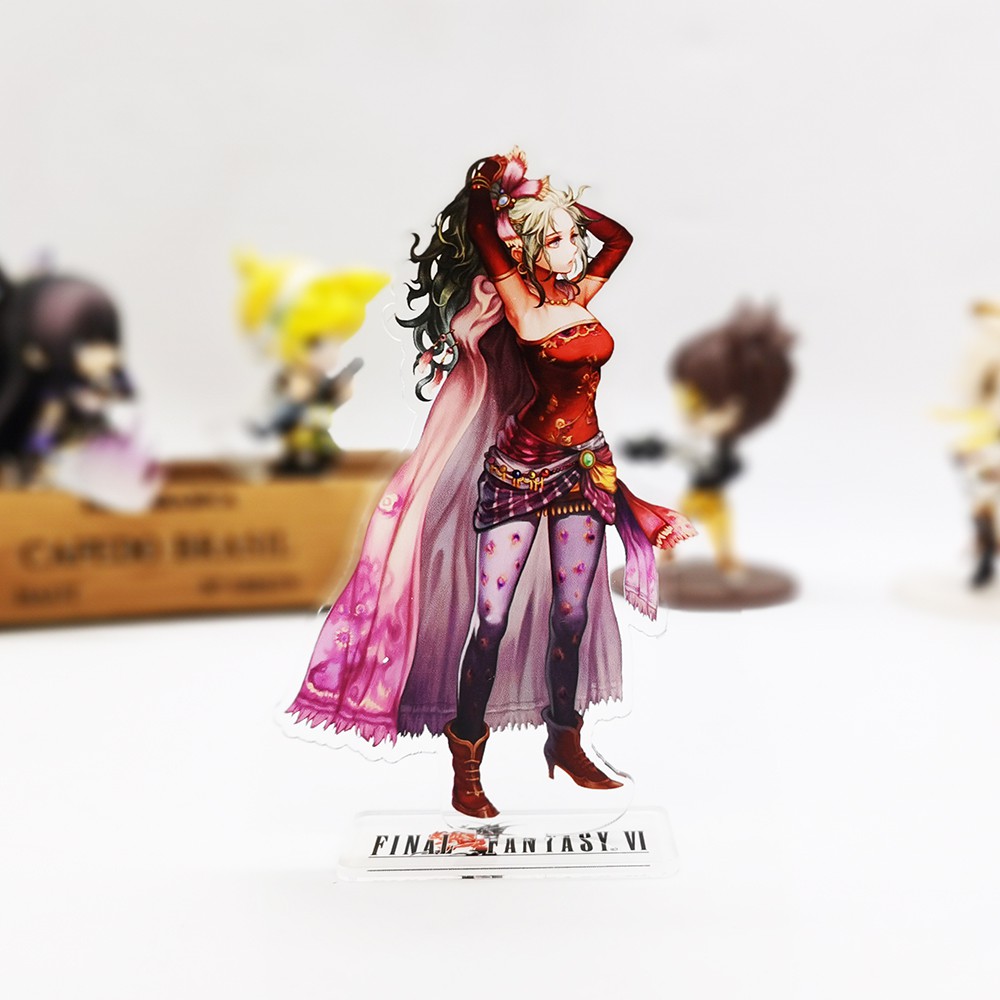 Final Fantasy VI FF6 Terra Branford Dissidia Toy ขาตั้งเครปอะคริลิก