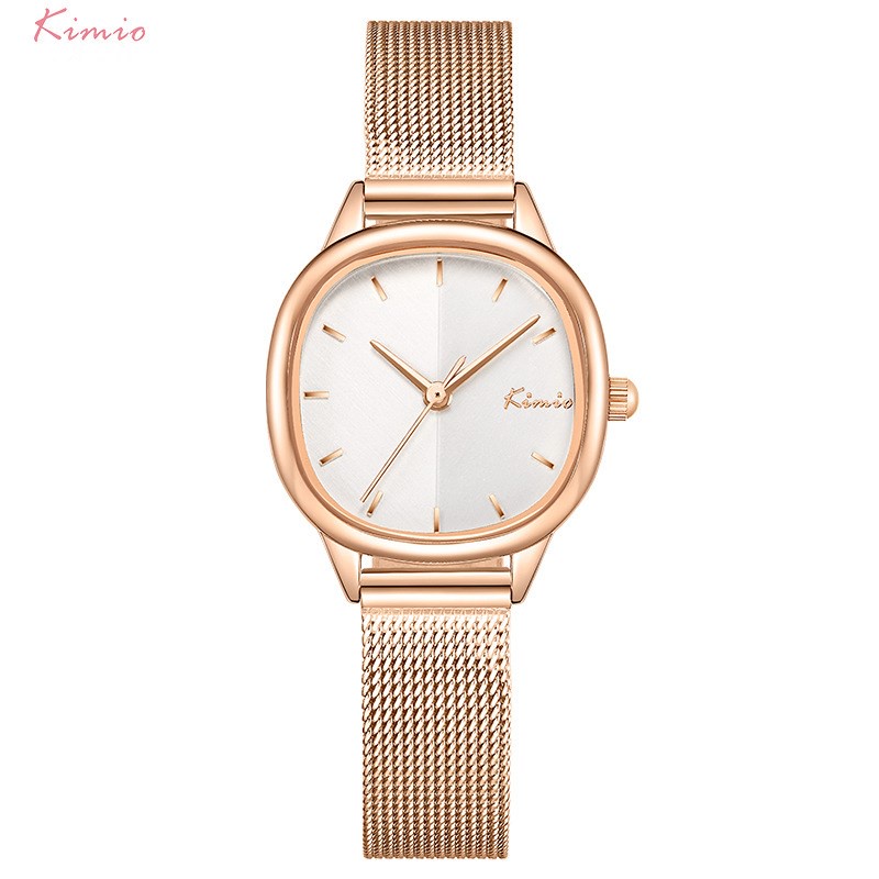 Kimio Kimio Mesh Strap Square Fashion Ladies Watch K6528