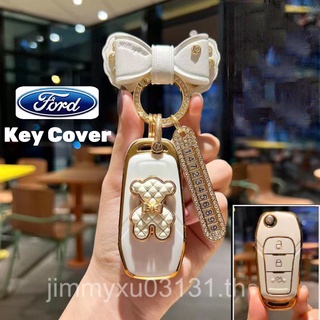 ￼เคสกุญแจ Ford งาน TPU เคสกุญแจรีโมท ปลอกุญแจรถยนต์ ตรงรุ่น Ford  All New Ranger Everst ready stock