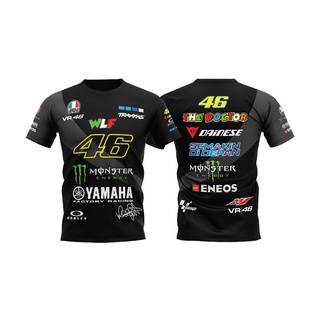 ใหม่ YAMAHA ผ้าแห้งเร็ว เสื้อยืด ขี่มอเตอร์ไซค์แห้งเร็ว   เสื้อยืดแขนสั้นแบบสบาย ๆ เสื้อยืด การแข่งขัน เสื้อยืด