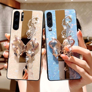 [พร้อมส่ง] เคสโทรศัพท์มือถือแฟชั่น ลายผีเสื้อ สําหรับ HuaWei P30 P30 Pro