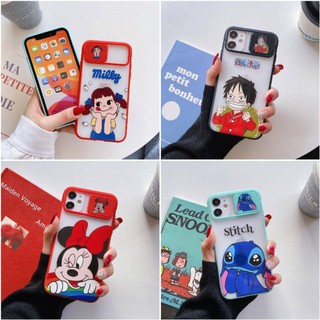 SALE❗For I6 I6P I7 I7P I8 I8P SE2020 เคสสไลด์ปิดกล้อง เคสการ์ตูน