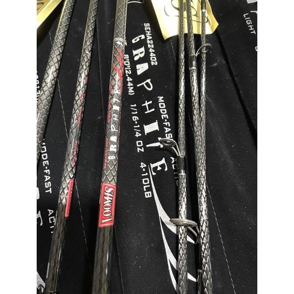 คัน LOOMIS GRAPHITE ลูมิส กราไฟท์ มีเอกลักษณ์เฉพาะตัว ใช้งานได้หลากหลาย ออกแบบสไตล์ยุโรป มีขนาด 6/7/8/9ฟุต