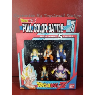 [RARE สินค้ามือ 2] 1989 DRAGONBALL Z FULL COLOR BATTLE SET 7 รุ่นเก่าหลายสิบปี ปั้มตรา ทุกตัว BANDAI HK ของแท้ 100%