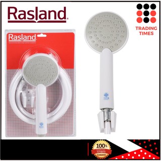 RASLAND ชุดฝักบัวสายอ่อน RA 16WS01/WH-01 สีขาว