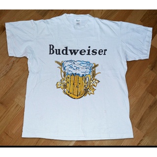 เสื้อยืดโอเวอร์ไซส์เสื้อยืดวินเทจ 1970S Budweiserer เสื้อยืดบุคลิกภาพยอดนิยมS-3XL