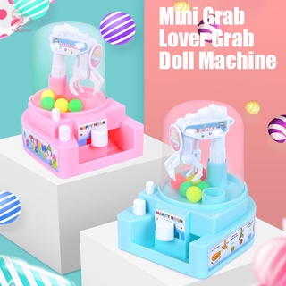 【สินค้ามีจำหน่าย】 Mini Claw Machine Kids Grab Ball Candy Doll Machine Toy for Kids Toys Gift HT