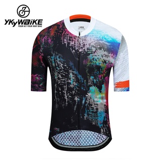 Ykywbike เสื้อปั่นจักรยาน แขนสั้น แฟชั่นฤดูร้อน สําหรับผู้ชาย MTB Pro LIMITED EDITION