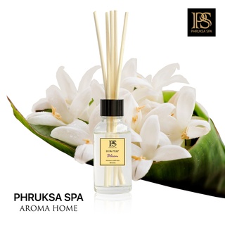 PHRUKSA SPA ก้านไม้หอมปรับอากาศ กลิ่นดอกปีบ 30 มล.(Reed Diffuser Dok Peep )แถมฟรี! ก้านไม้หวาย