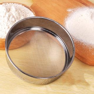 Kitchen Fine Mesh Flour Sifter / Handheld Round Stainless Steel Flour Sieve Strainer Sifters / Sugar Shaker Strainer Sieve DIY Cake Baking  Kitchen Utensils