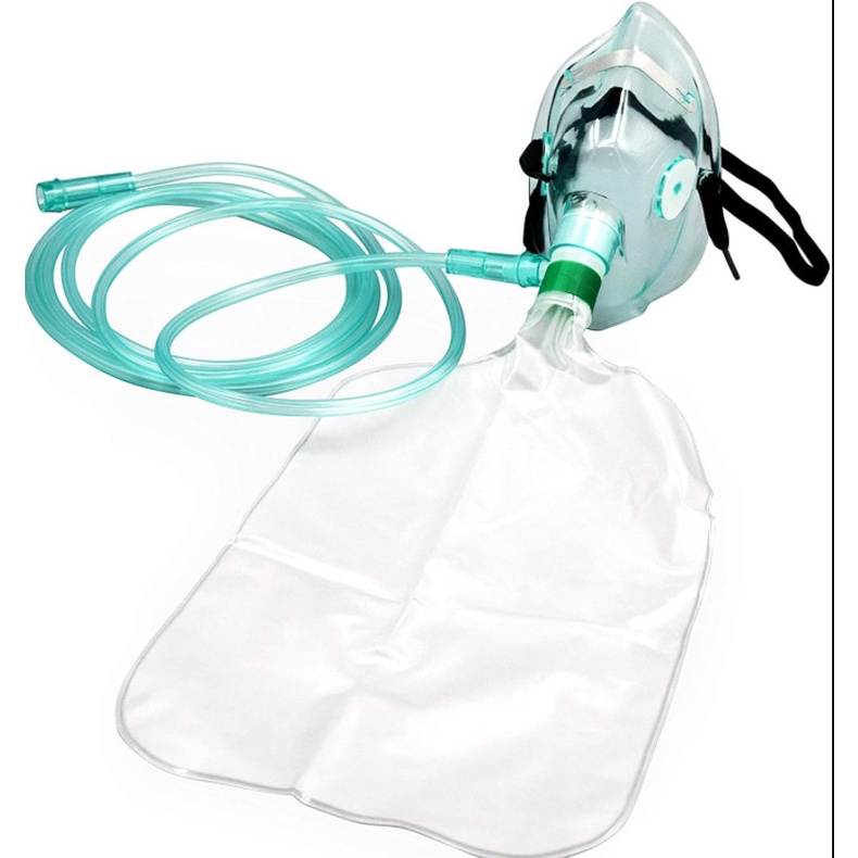Oxygen Mask | Pedia & Adult Adult Non-Rebreather Oxygen Mask with 7 Foot  Tubing & Reservoir Bag - Size L Oxygen tank por | Shopee Thailand