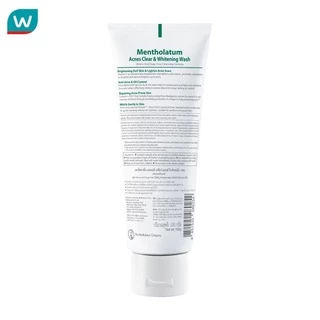Mentholatum เมนโทลาทั่ม แอคเน่ เคลียร์ แอนด์ ไวท์เทนนิ่ง วอช 100 กรัม
