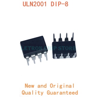 ชิปเซ็ต ไอซี uln2001 dip8 uln2001d dip-8 dip novo e ของแท้ 10 ชิ้น