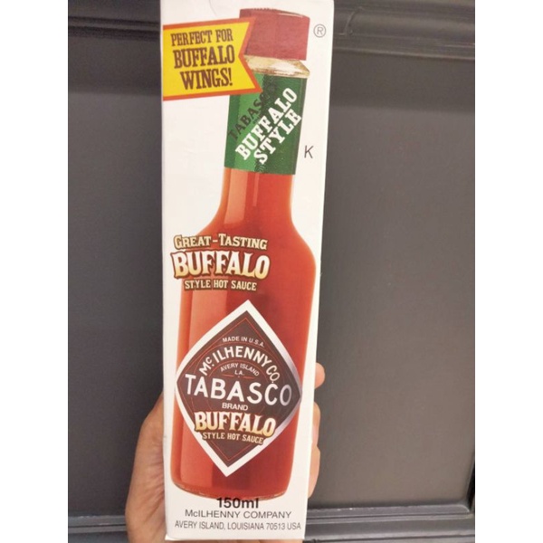 Tabasco Buffalo Hot Sauce ซอสพริก 150 กรัม ราคาสุดฟิน