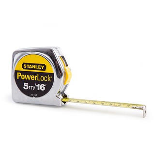 STANLEY ตลับเมตร Power Lock 5 เมตร รุ่น 33-158