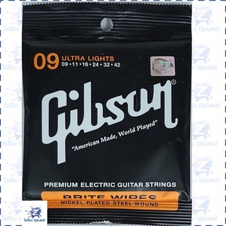 สายกีตาร์ Gibson ไฟฟ้าชุด  (1 ชุด บรรจุ 6 เส้น)