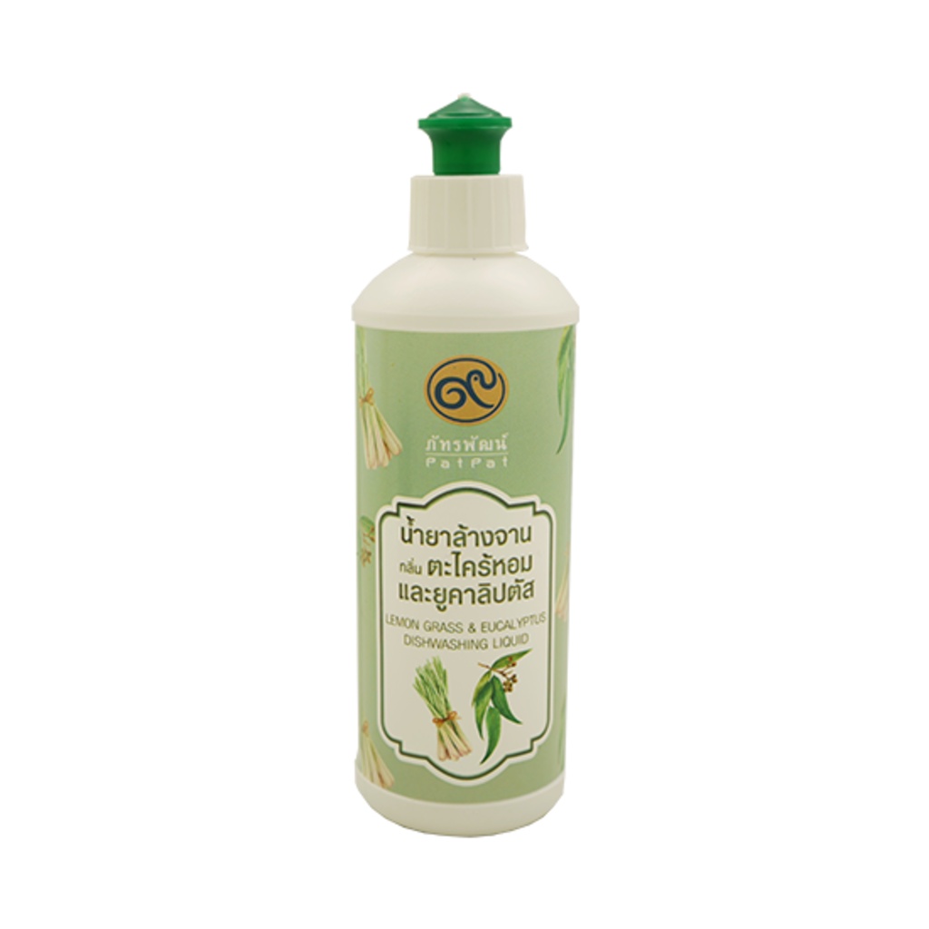น้ำยาล้างจานกลิ่นตะไคร้หอมและยูคาลิปตัส ขนาด 220 มล. (Lemon Grass & Eucalyptus Dishwashing Liquid)