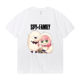 ❁เสื้อยืดแขนสั้น พิมพ์ลายคอสเพลย์ Spy X Family Anya Forger แฟชั่นฤดูร้อน สําหรับผู้ชาย และผู้หญิง