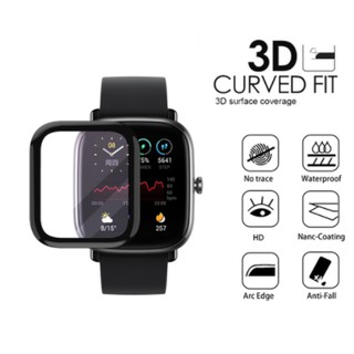 แผ่นฟิล์มกันรอยหน้าจอ 3D สําหรับ Huami Amazfit Gts Gts2 Mini Gts2E 3 ชิ้น