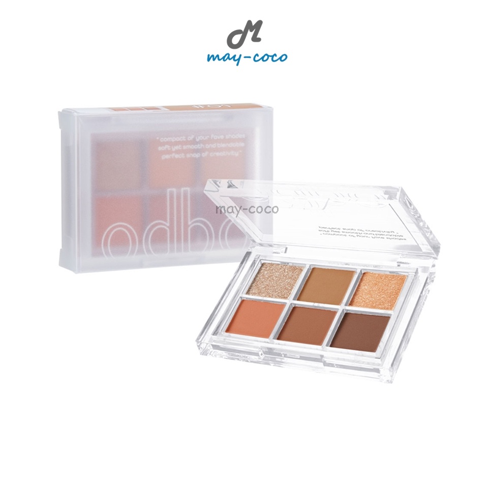 ถูก/แท้/มีไลฟ์ (มีสีใหม่) พาเลทท์ ODBO Signature Eyeshadow Palette พาเลท อายแชโดว์ ทาตา ชิมเมอร์ กลิตเตอร์ สไตล์ เกาหลี