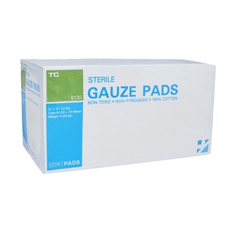 Gauze pad ผ้าก๊อซ แผ่น ปิดแผลฆ่าเชื้อ  ผ้าปิดแผล