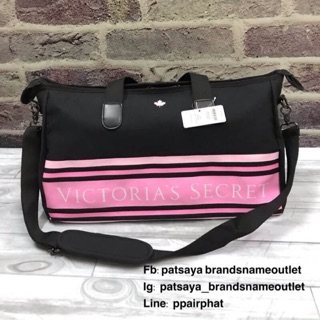 VICTORIAS  SECRET TRAVEL BAG แท้💯outlet กระเป๋าเดินทางใบใหญ่ น้ำหนักเบา วัสดุผ้า canvas ผสมNylon