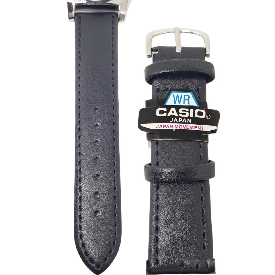 (พร้อมกล่อง) นาฬิกาข้อมือcasio สายหนัง สีน้ำตาลดำ วันที่ นาฬิกากันน้ำ นาฬิกาผู้ชาย นาฬิกาผู้หญฺิง ควอตซ์ชายหญิง RC631 - รูปที่ 3