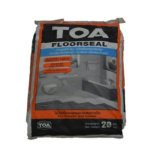 ซีเมนต์กันซึม TOA FLOOR SEAL 20 กก. ซีเมนต์ เคมีภัณฑ์ก่อสร้าง วัสดุก่อสร้าง WATERPROOF CEMENT TOA FLOOR SEAL 20KG