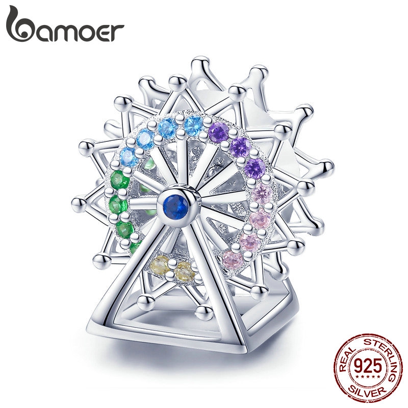 BAMOER ลูกปัดชิงช้าสวรรค์ สำหรับทำสร้อยคอ กำไลข้อมือ DIY SCC1028