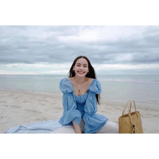 🌈เสื้อ ญาญ่า งานสวยมากๆ ด้านหลังเป็นสม็อก ใส่ปาดไหล่หรือปิดไหล่ก็ดูสวย หรูหรามากๆ