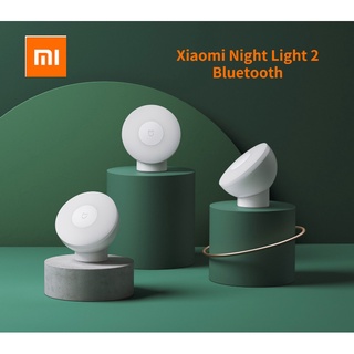 Xiaomi Mijia โคมไฟ Led 2ดวงสมาร์ทบอดี้เซนเซอร์อินฟราเรดสามารถปรับความสว่างได้พร้อมฐานแม่เหล็ก