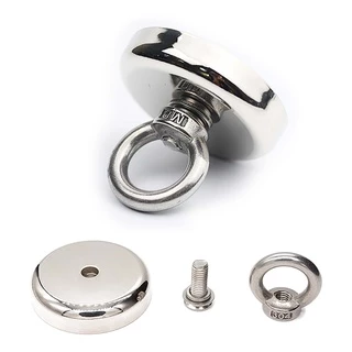 แม่เหล็กตกปลา แม่เหล็กเก็บของ ทำจากแม่เหล็กแรงดูดสูง magnet Neodymium แข็งแรง ทนทาน สินค้าพร้อมส่ง