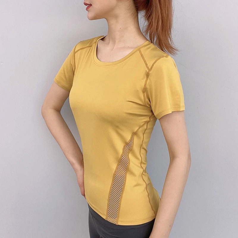 เสื้อยืดกีฬา ยืดหยุ่นสูง แห้งเร็ว วิ่ง-ฟิตเนส ผู้หญิง thumbnail 4