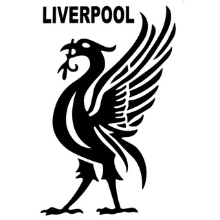 LIVERPOOL สีแดง(หันซ้าย)สติ๊กเกอร์ทีมฟุตบอลสโมสรโลก สติ๊กเกอร์รถกระบะ เนื้อPVC เคลือบเงา สติ๊กเกอร์คุณภาพสูง ติดรถ