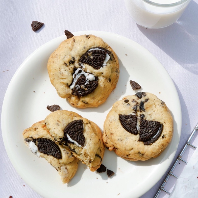 oreo chunk cookies ซอฟท์คุกกี้ขนาด 50 กรัม/ชิ้น | Shopee Thailand