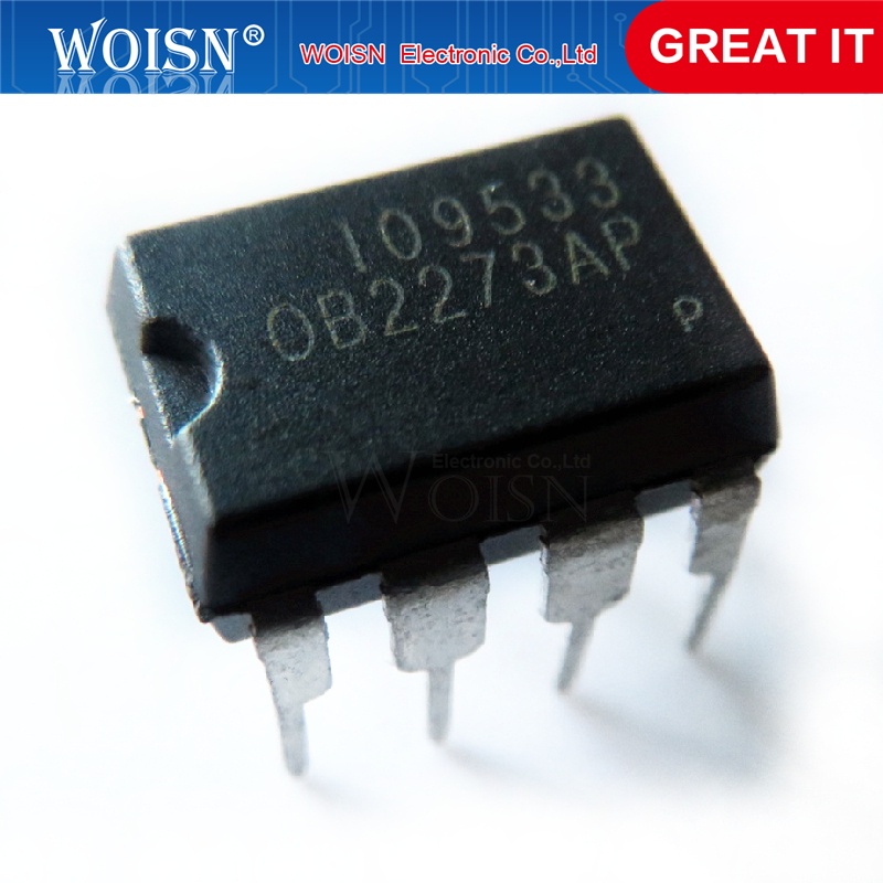 ชุดส่วนประกอบอิเล็กทรอนิกส์ 10 และ OB2273AP OB2273 DIP-8 ynb8