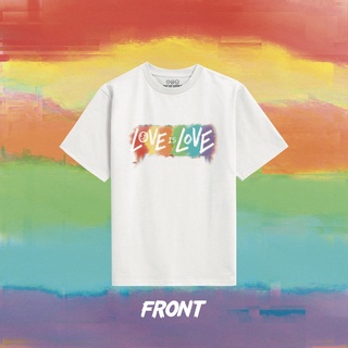 Streetwear- Love is Love (Oversized graphics tees) เสื้อยืด oversize เสื้อยืดคอกลม สกรีนลายออริจินอล ผ้าคอตตอนแท้100%