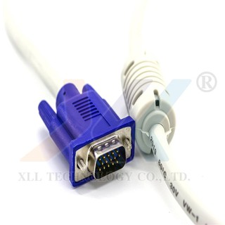 XLL สาย VGA 3+4 VGA Male To VGA Male Cable 15 pin ความยาว 1.5 เมตร - 30 เมตร