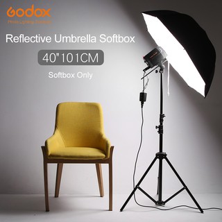 Godox ร่มสะท้อนแสง ซอฟท์บ็อกซ์ 40 นิ้ว 101 ซม. สําหรับถ่ายภาพสตูดิโอ