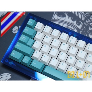 Smooth Cyan - Cherry Profile PBT Double Shot Keycap Set 140 Keys