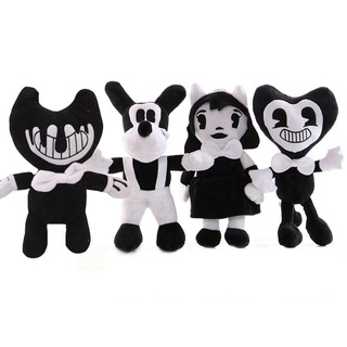 New Bendy Cartoon Plush Toys Bandy Games Character Soft Stuffed Animals Boris Horror Dolls for Kids Halloween Gift