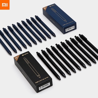 xiaomi kaco pens 0 . 5 มม. ปากกาเขียนหมึกสีดํา 10 ชิ้น/ชุด