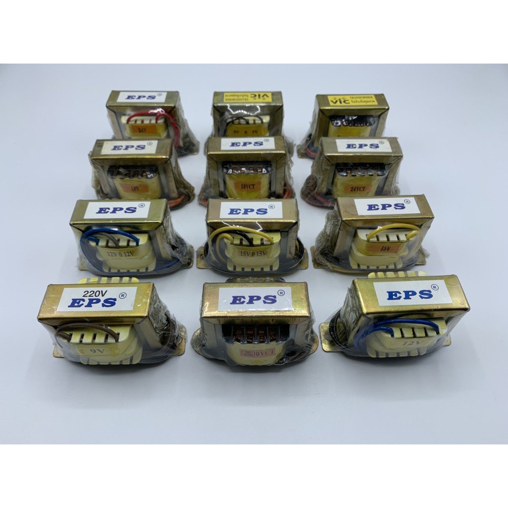 หม้อแปลง TRANSFORMER 800 MA 9V,9VCT,12V,12VCT,15V,15VCT,18V,18VCT,24V,24VCT,6-9-12V