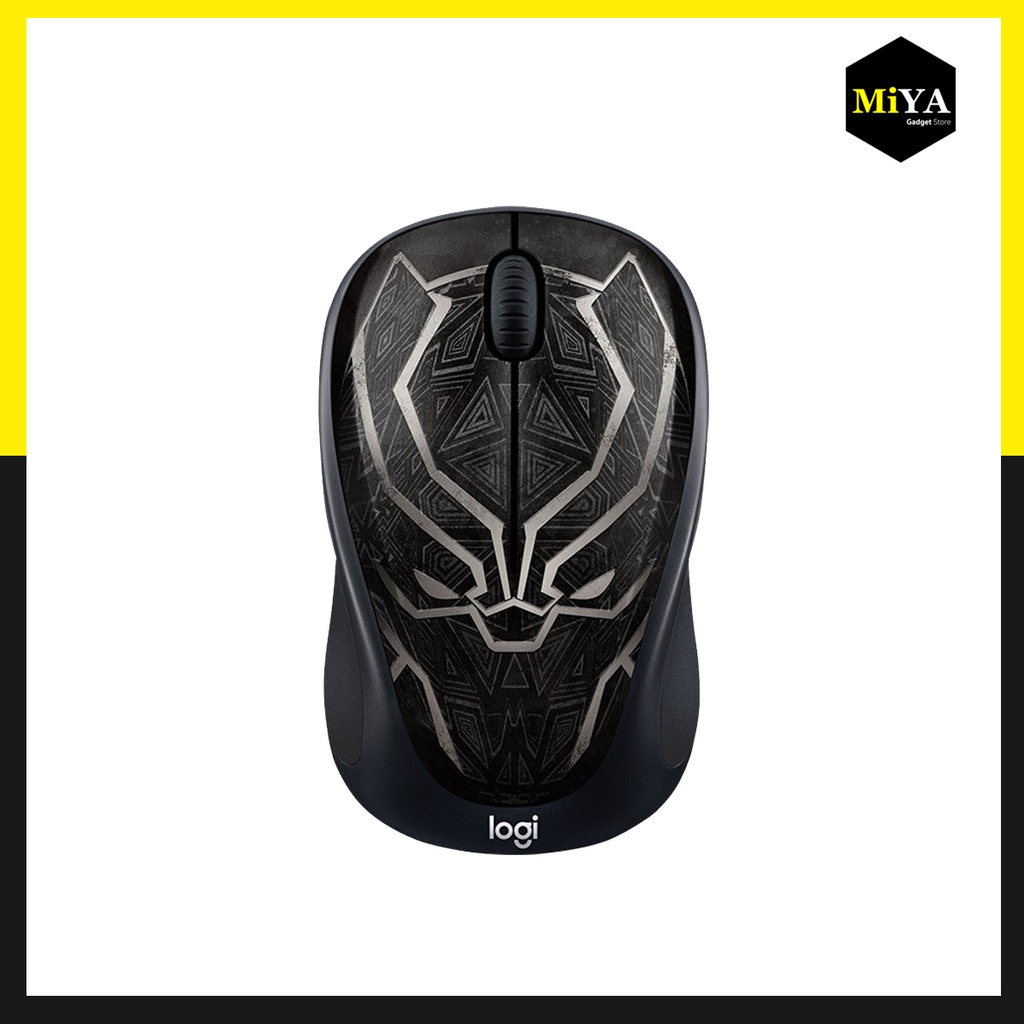 เมาส์ไวเลส LOGITECH (M238) MARVEL COLLECTION - BLACK PANTHER