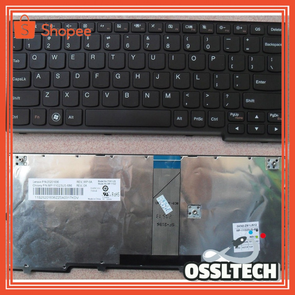 IBM S110 S206 s200 s206z 250201647 คีย์บอร์ด