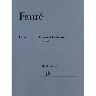 FAURÉ Thème et Variations op. 73 for Piano